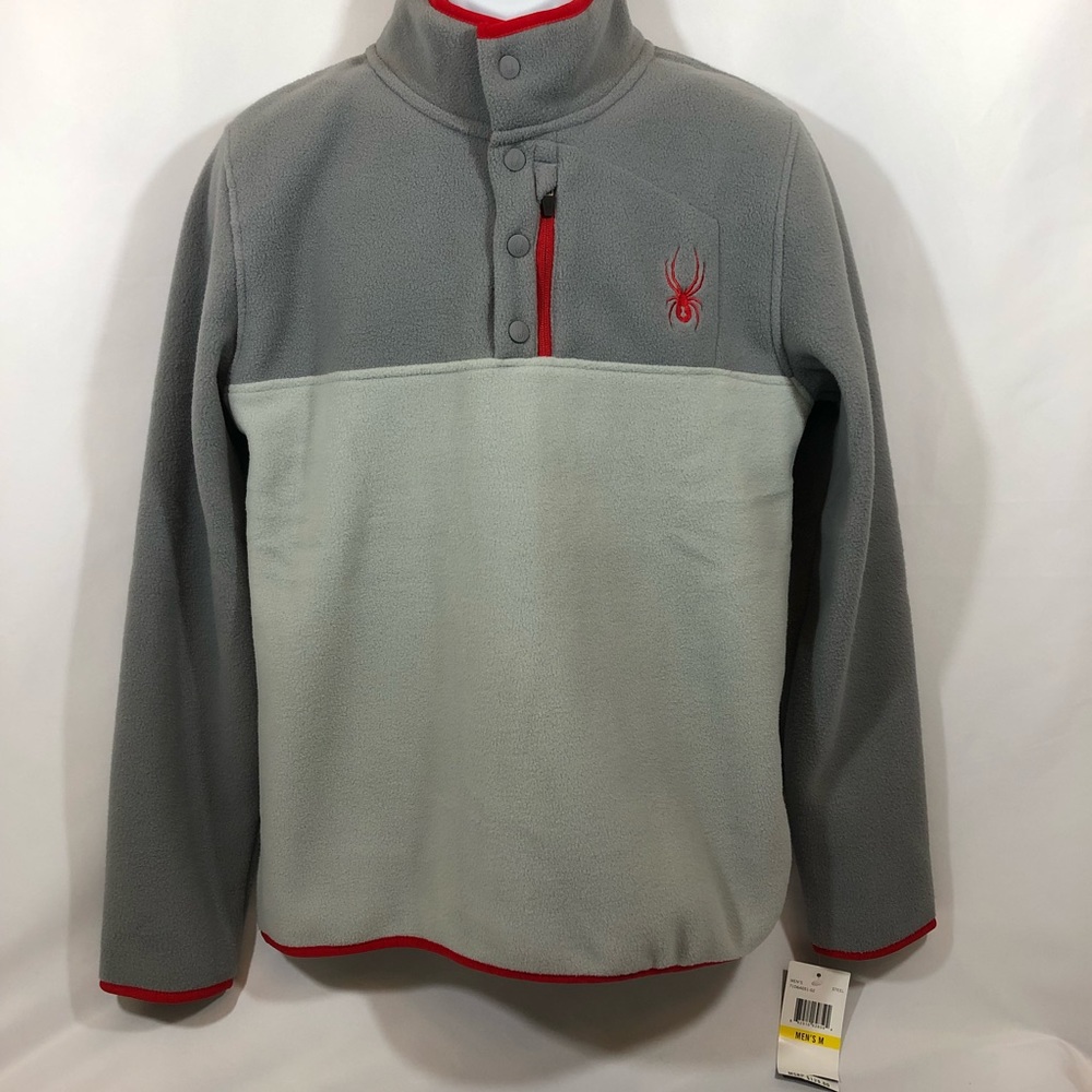 Spyder Ski Pullover Polar Fleece 1/4 button ski